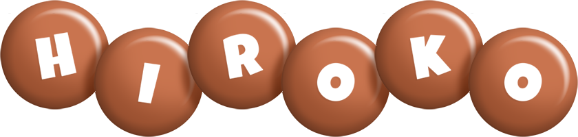 Hiroko candy-brown logo