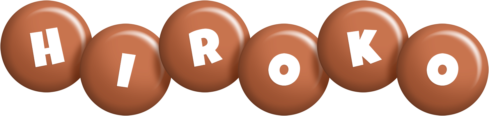 Hiroko candy-brown logo
