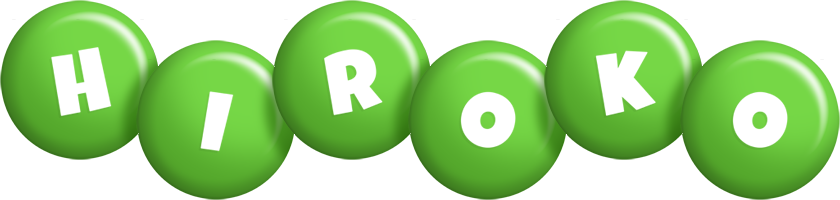 Hiroko candy-green logo