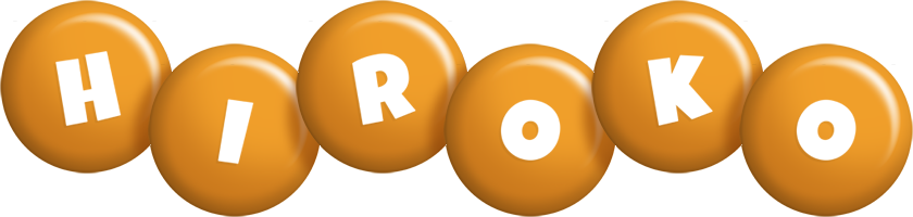 Hiroko candy-orange logo