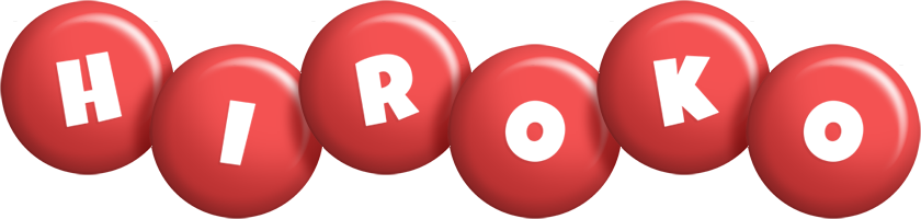 Hiroko candy-red logo