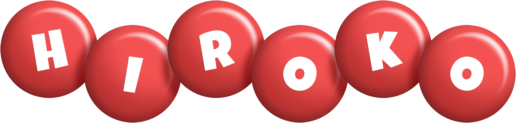 Hiroko candy-red logo