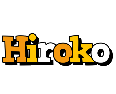 Hiroko cartoon logo