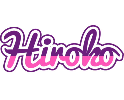 Hiroko cheerful logo