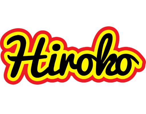 Hiroko flaming logo