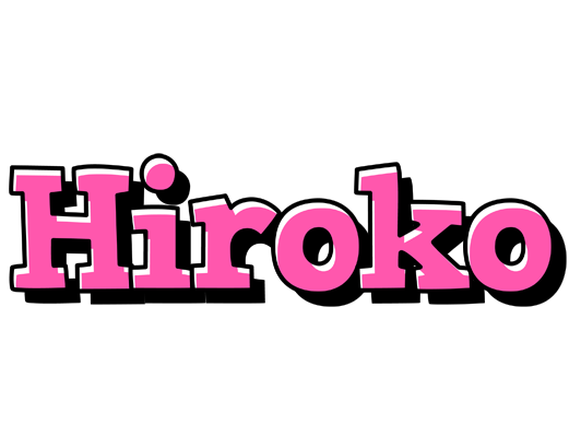 Hiroko girlish logo