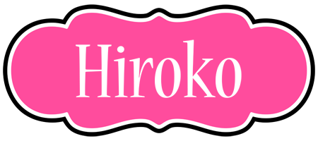 Hiroko invitation logo