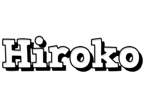 Hiroko snowing logo
