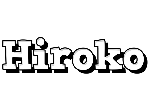 Hiroko snowing logo