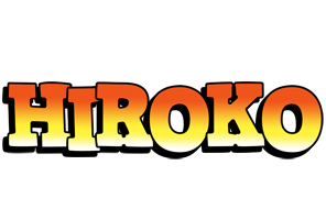 Hiroko sunset logo
