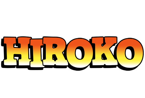 Hiroko sunset logo