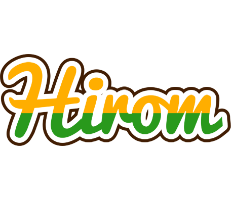 Hirom banana logo