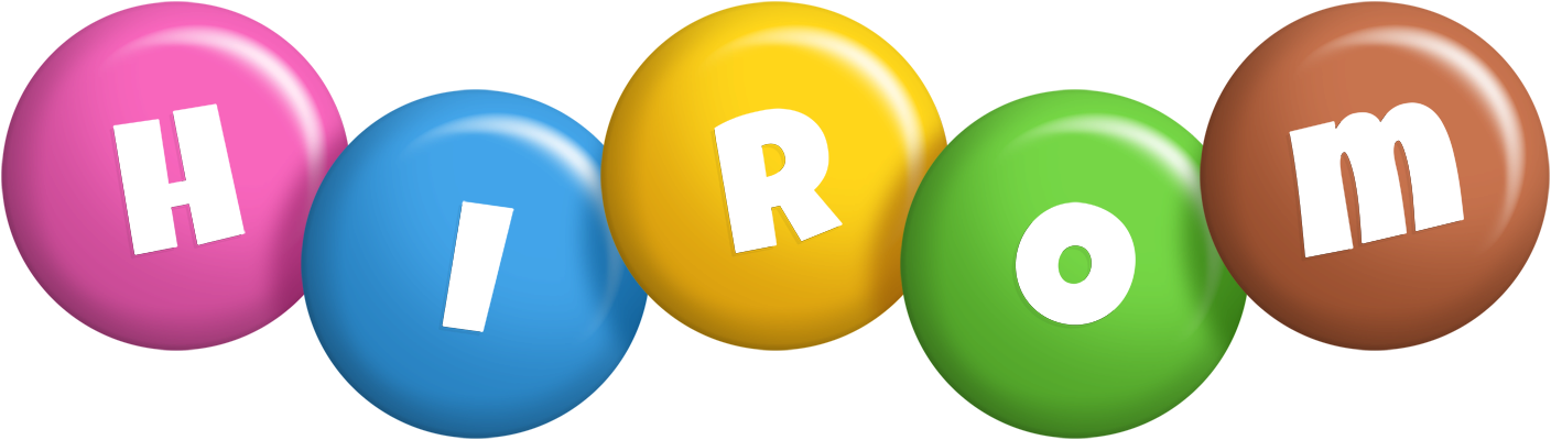 Hirom candy logo