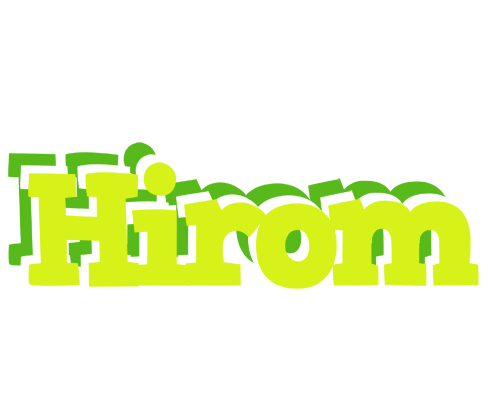 Hirom citrus logo