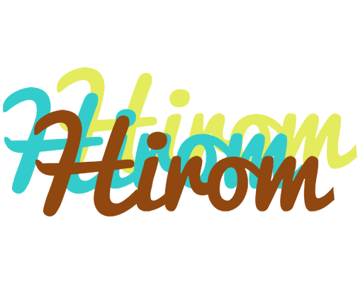 Hirom cupcake logo