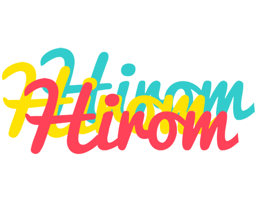 Hirom disco logo