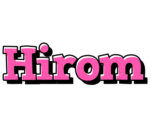 Hirom girlish logo