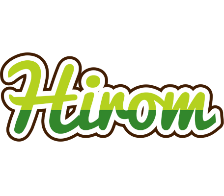 Hirom golfing logo