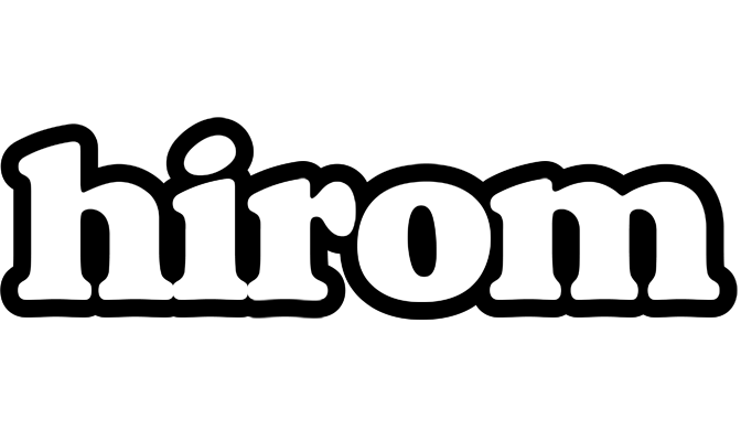Hirom panda logo