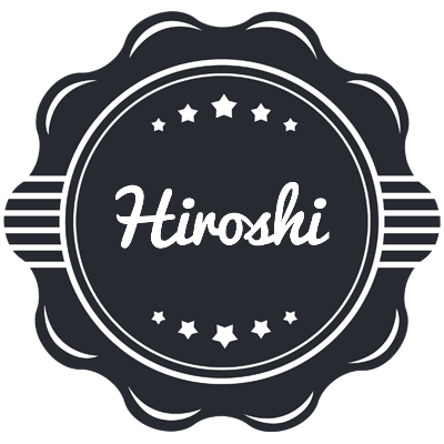 Hiroshi badge logo