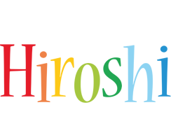 Hiroshi birthday logo