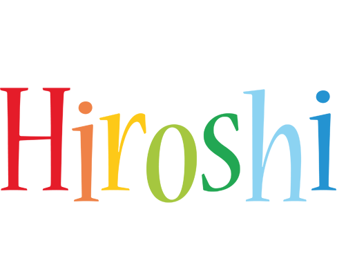 Hiroshi birthday logo