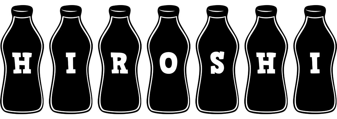 Hiroshi bottle logo