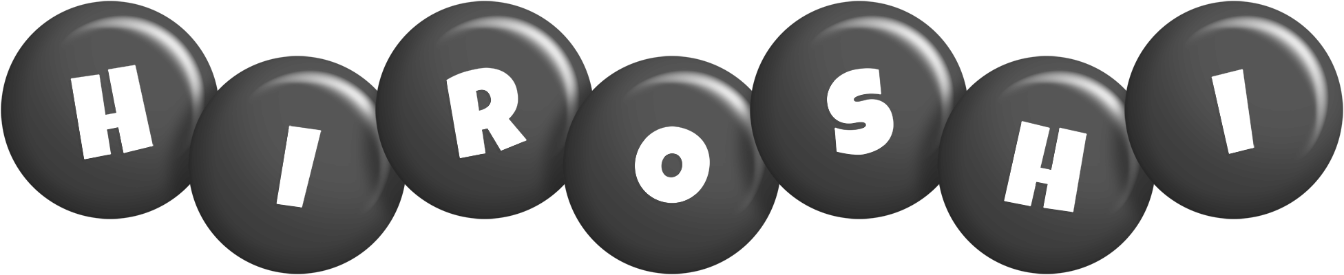 Hiroshi candy-black logo