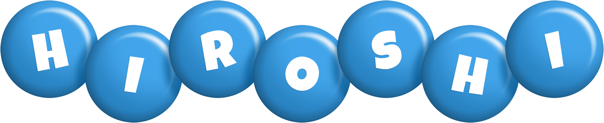 Hiroshi candy-blue logo