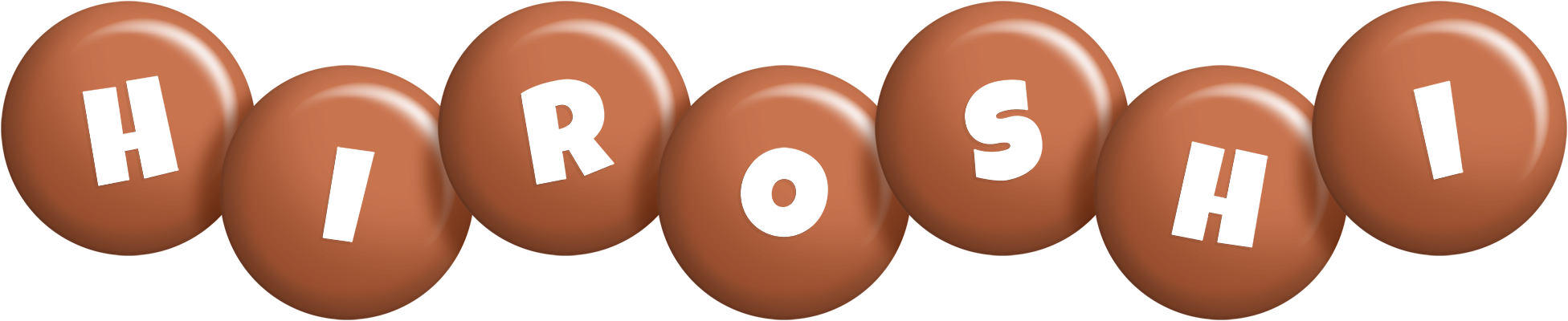 Hiroshi candy-brown logo