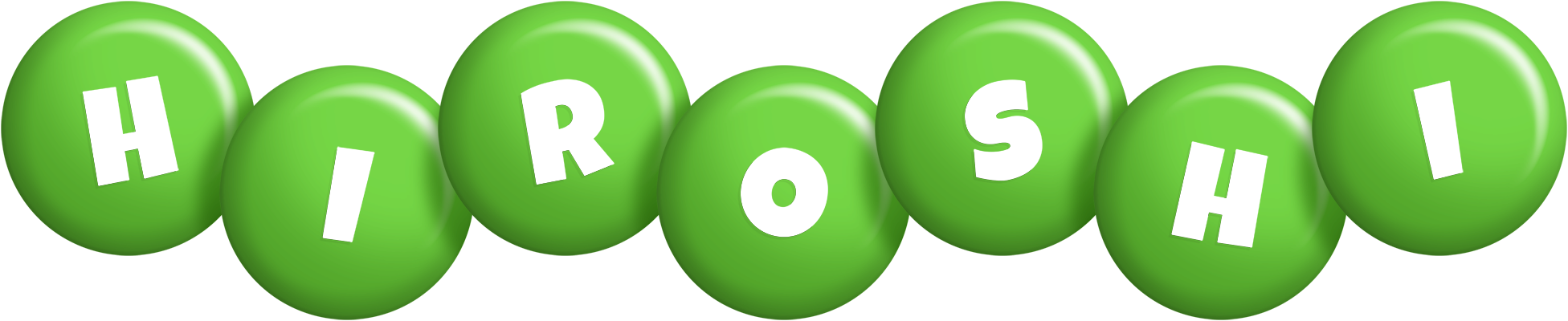 Hiroshi candy-green logo