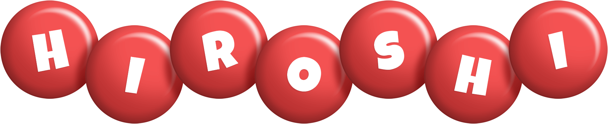 Hiroshi candy-red logo