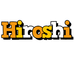 Hiroshi cartoon logo