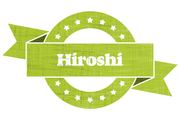 Hiroshi change logo