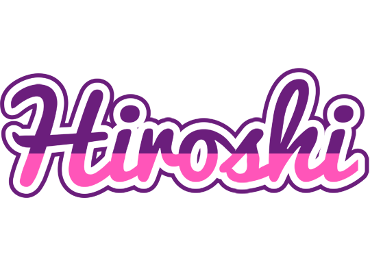 Hiroshi cheerful logo