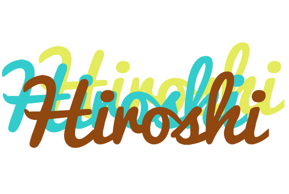 Hiroshi cupcake logo