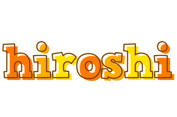 Hiroshi desert logo