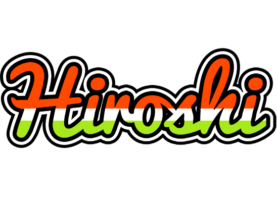 Hiroshi exotic logo