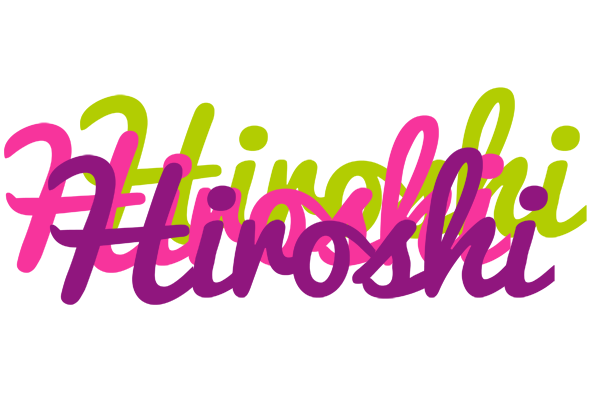 Hiroshi flowers logo