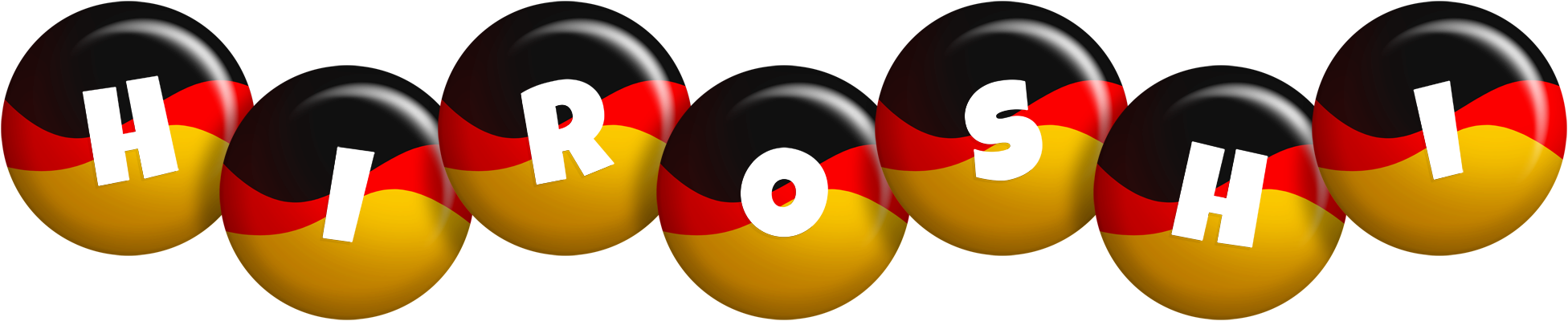 Hiroshi german logo