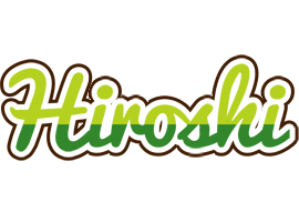 Hiroshi golfing logo