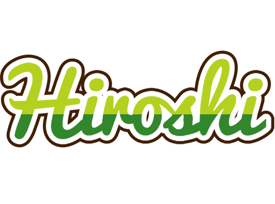Hiroshi golfing logo