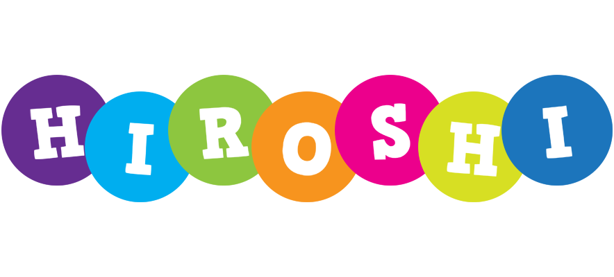 Hiroshi happy logo