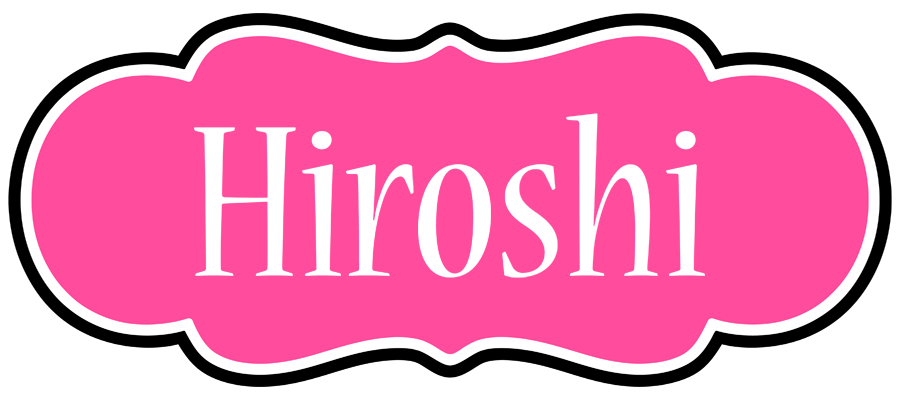 Hiroshi invitation logo