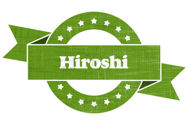 Hiroshi natural logo