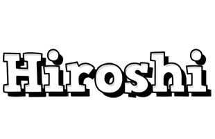 Hiroshi snowing logo