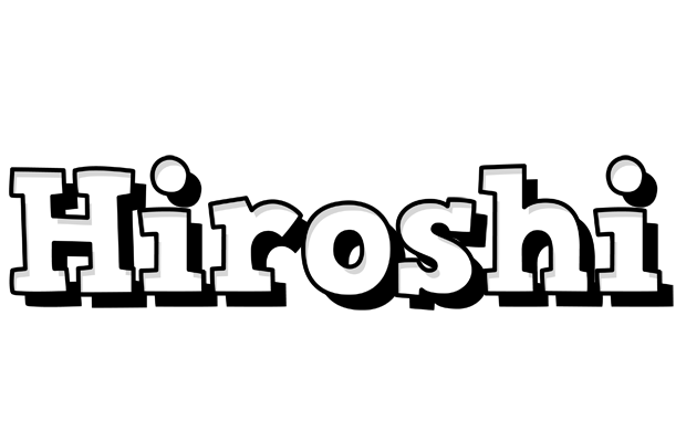 Hiroshi snowing logo