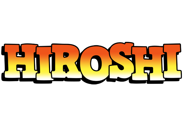 Hiroshi sunset logo