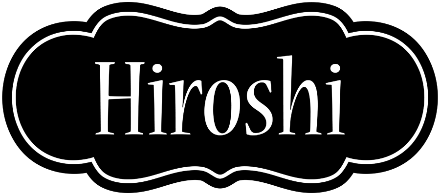 Hiroshi welcome logo