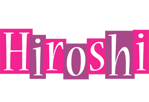 Hiroshi whine logo